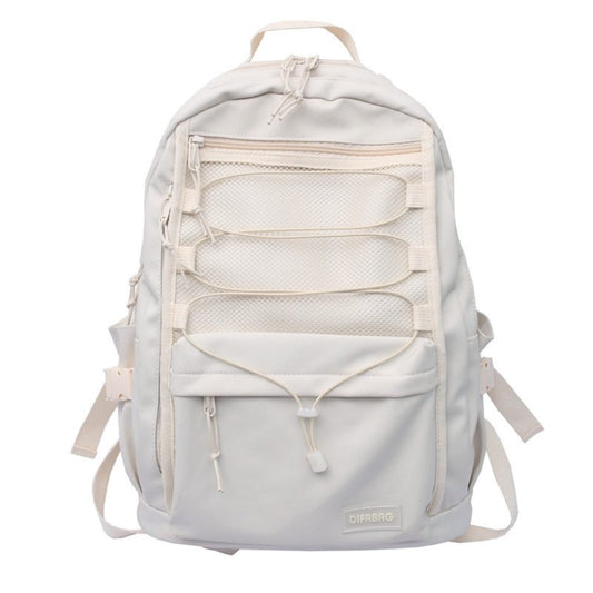 Backpack for Teen Girls Cute Bookbag Lovely Schoolbag Casual Bag with Laptop Compartment Aesthetic Backpack For School (Beige)